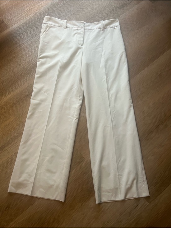 Trina Turk Pants - TRINA TURK Winter White Wide-Leg Pants • 12
